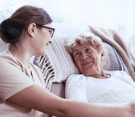 Care4Austin caregiver providing respite care coverage for a family